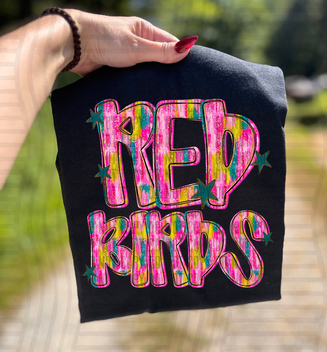 Holiday Brushstroke DTF Print