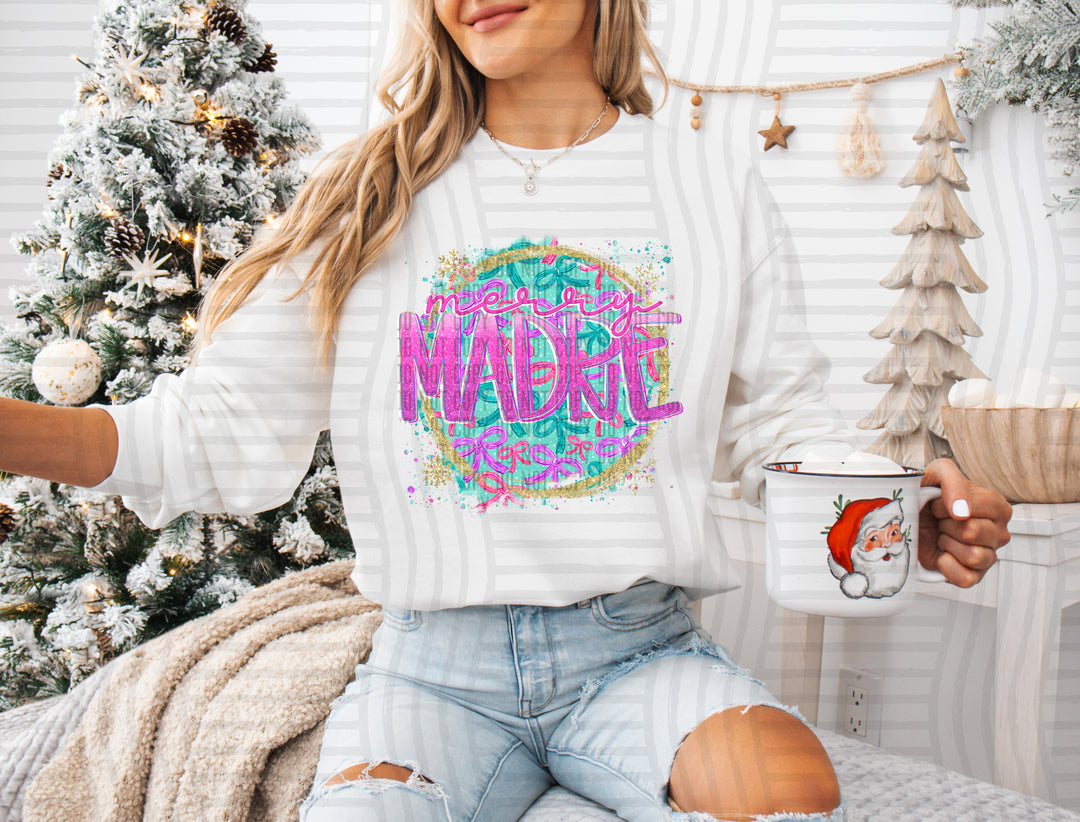 Snowflake Bow Names DTF Print