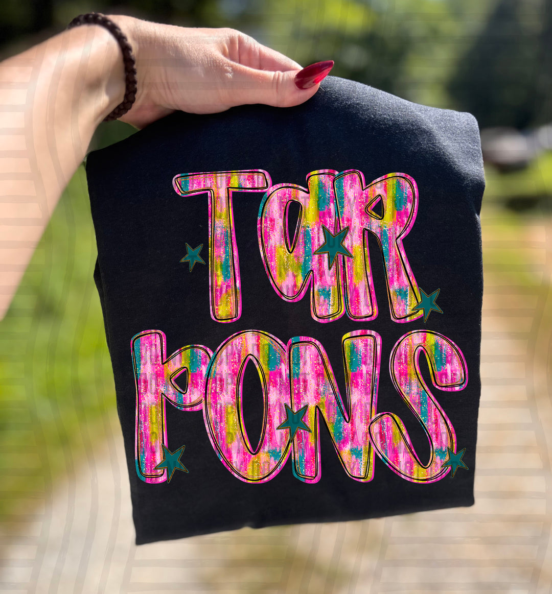 Holiday Brushstroke DTF Print