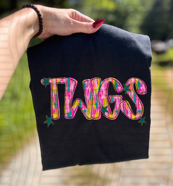 Holiday Brushstroke DTF Print