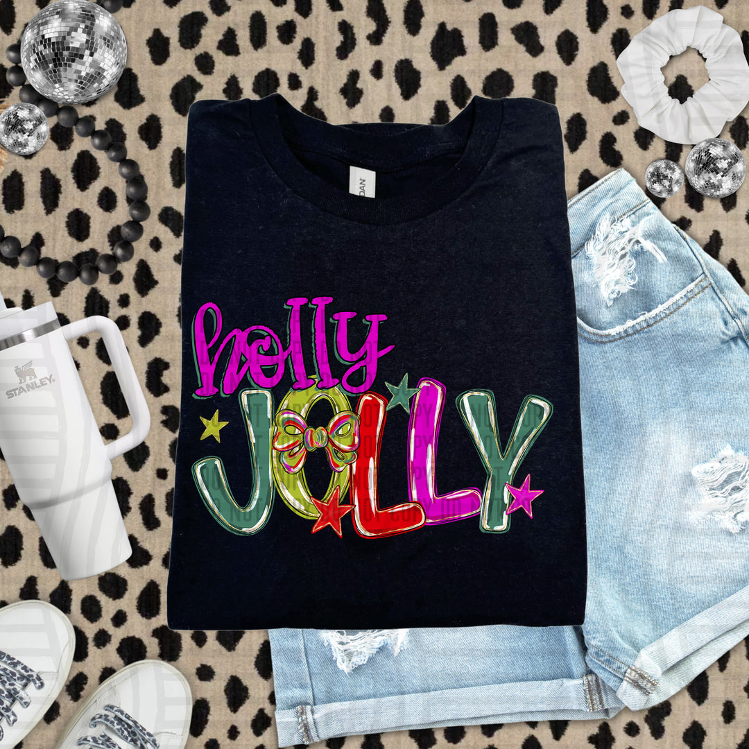 Festive Christmas DTF Print