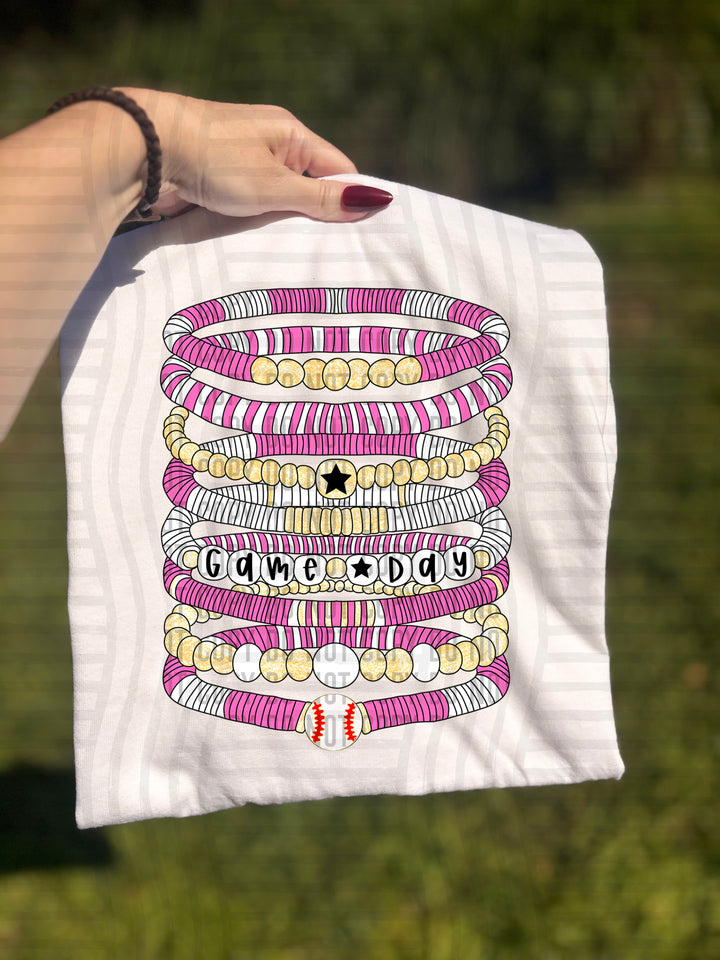 Baseball Bracelets DTF Print