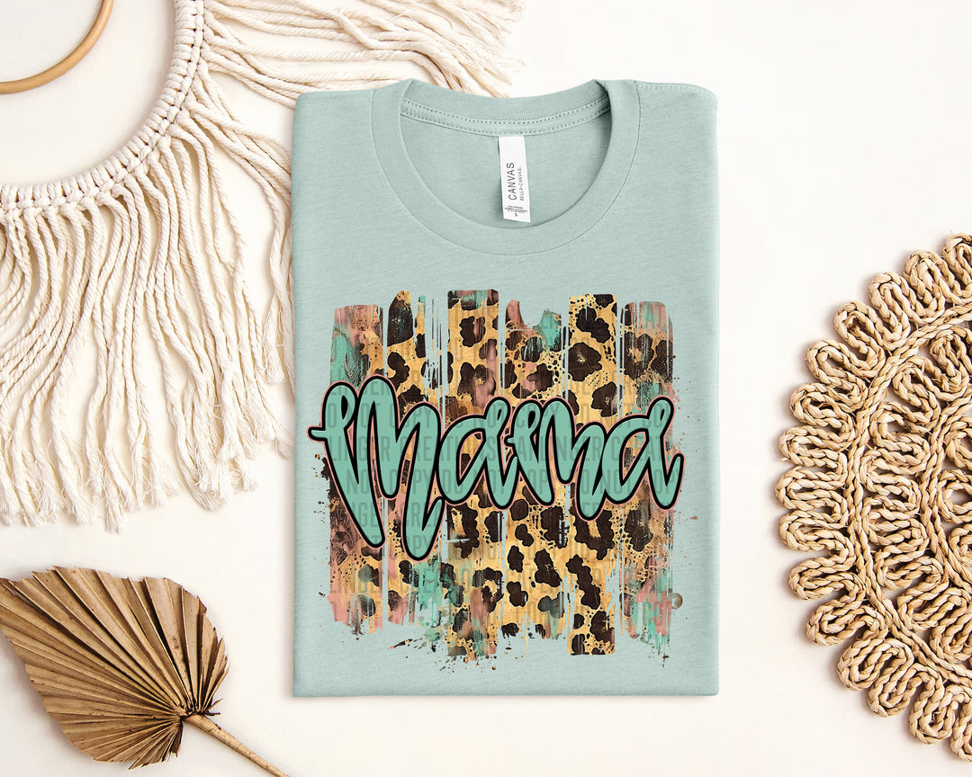 Animal Print Mothers Names DTF Print