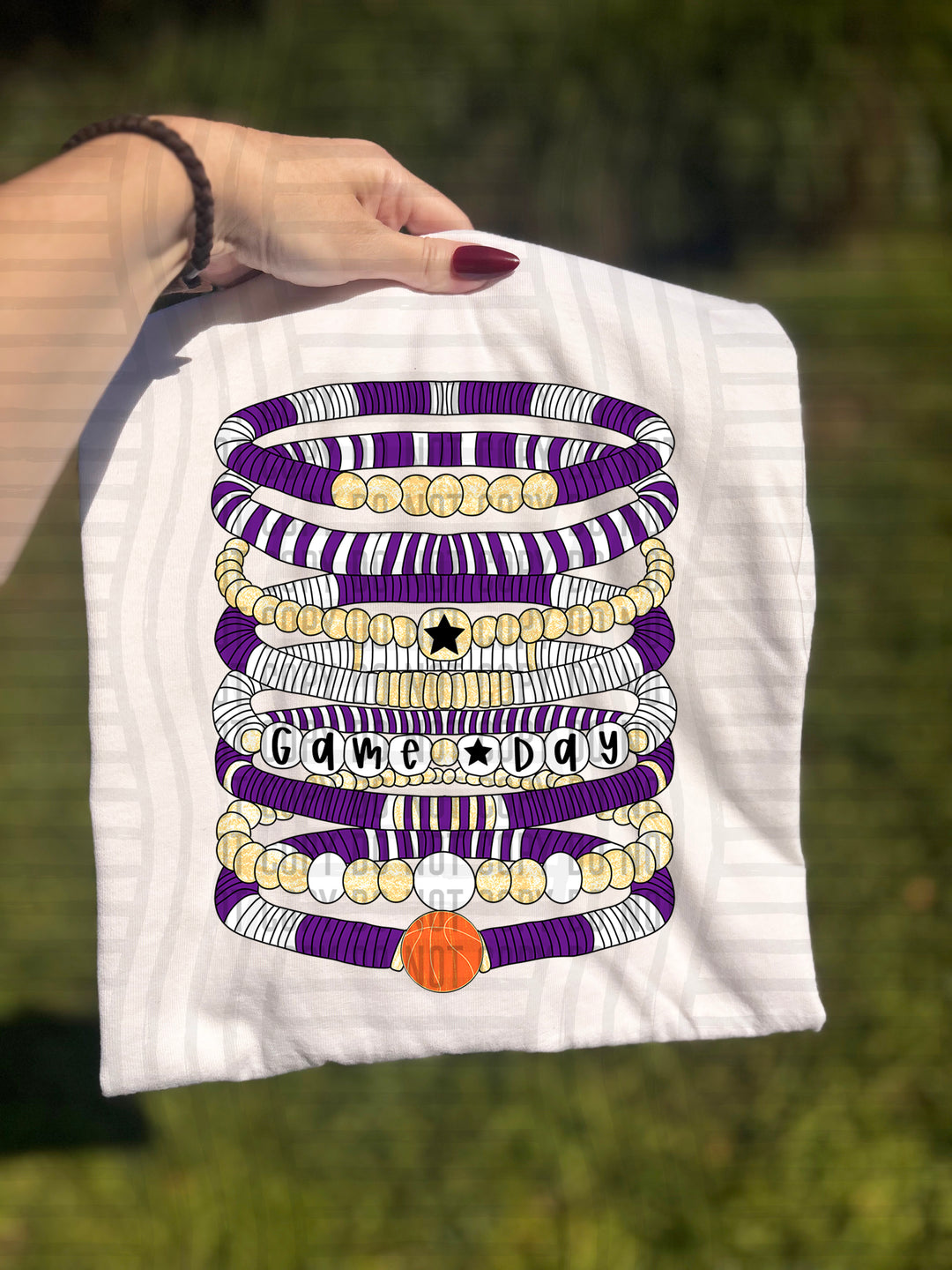 Basketball Bracelets DTF Print