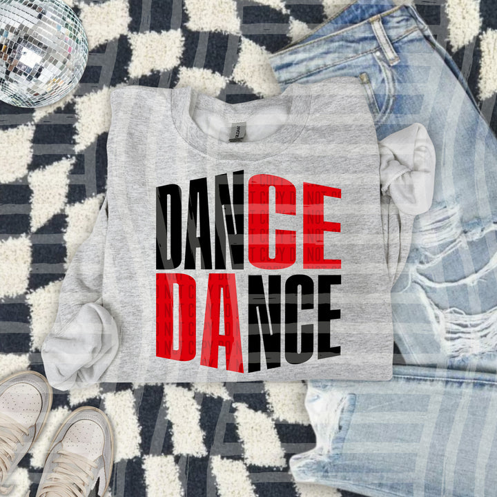 Dance Word Art DTF Print