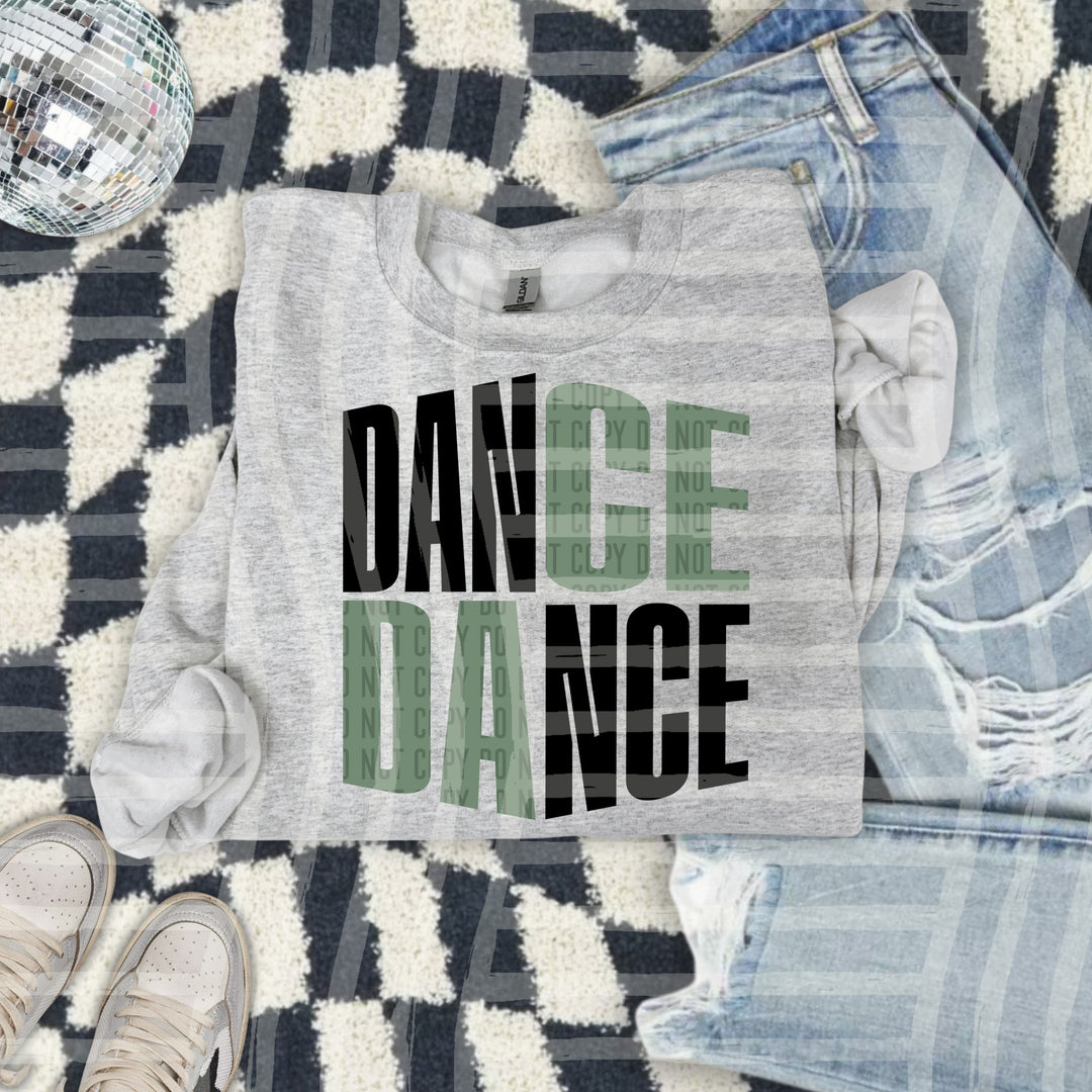 Dance Word Art DTF Print