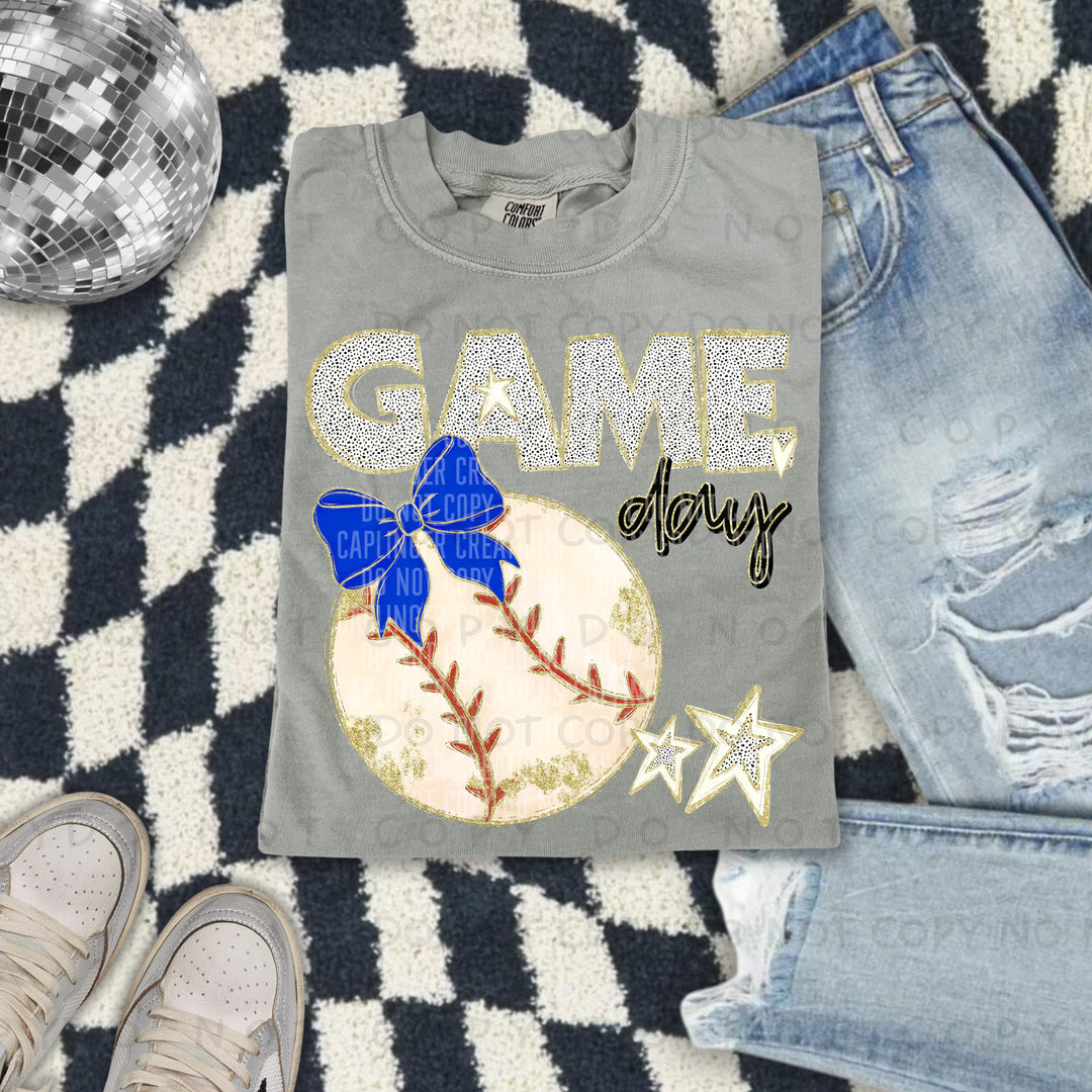 Game Day Baseball DTF Print