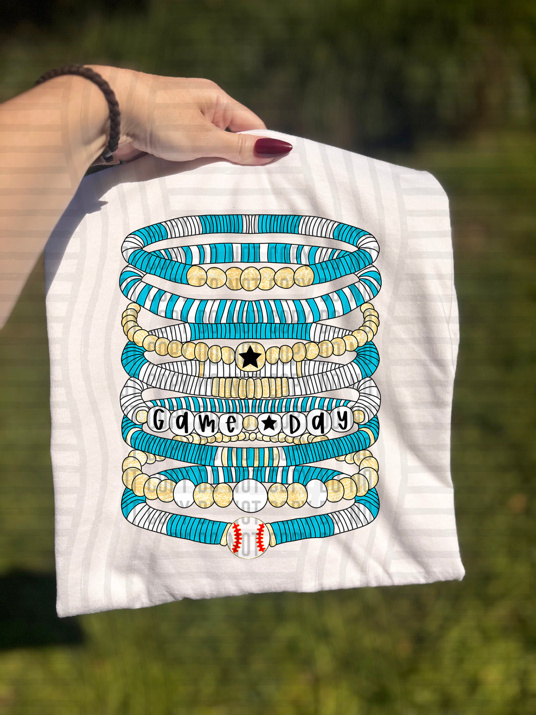 Baseball Bracelets DTF Print