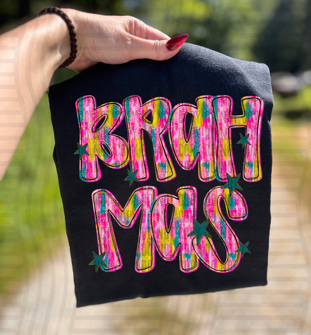 Holiday Brushstroke DTF Print