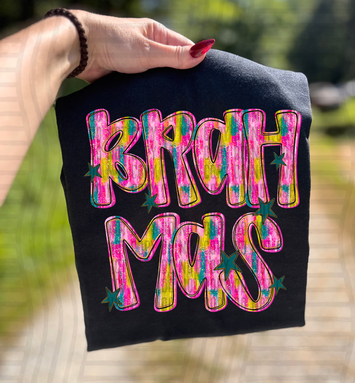 Holiday Brushstroke DTF Print