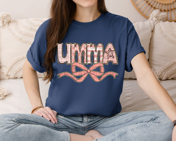 Apricot With Bow DTF Print