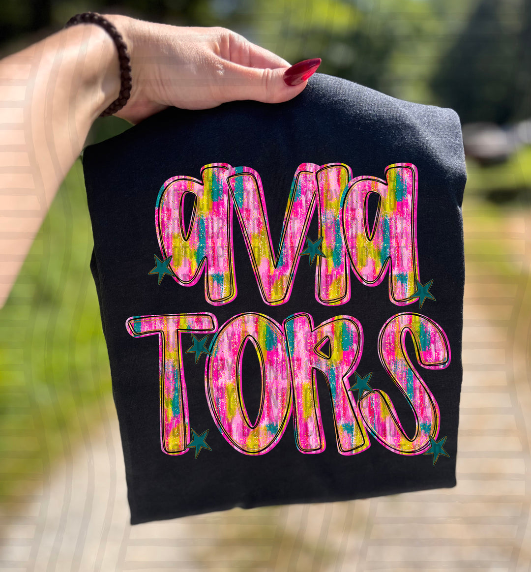 Holiday Brushstroke DTF Print