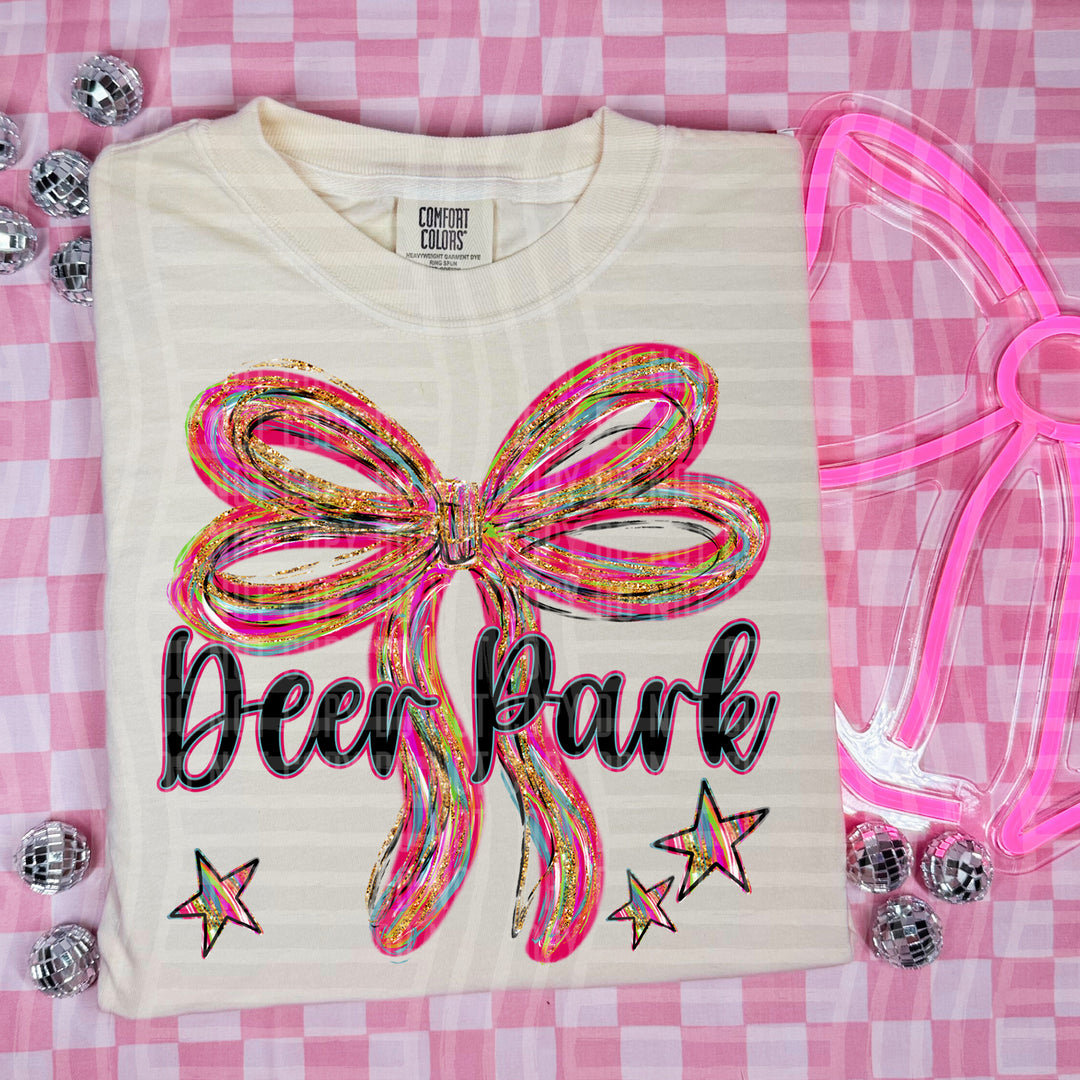 Whimsical Christmas Bows Mascots DTF Print