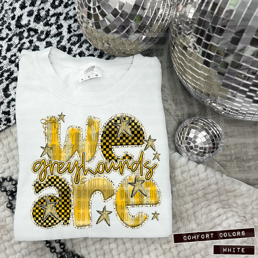 Yellow We Are DTF Print