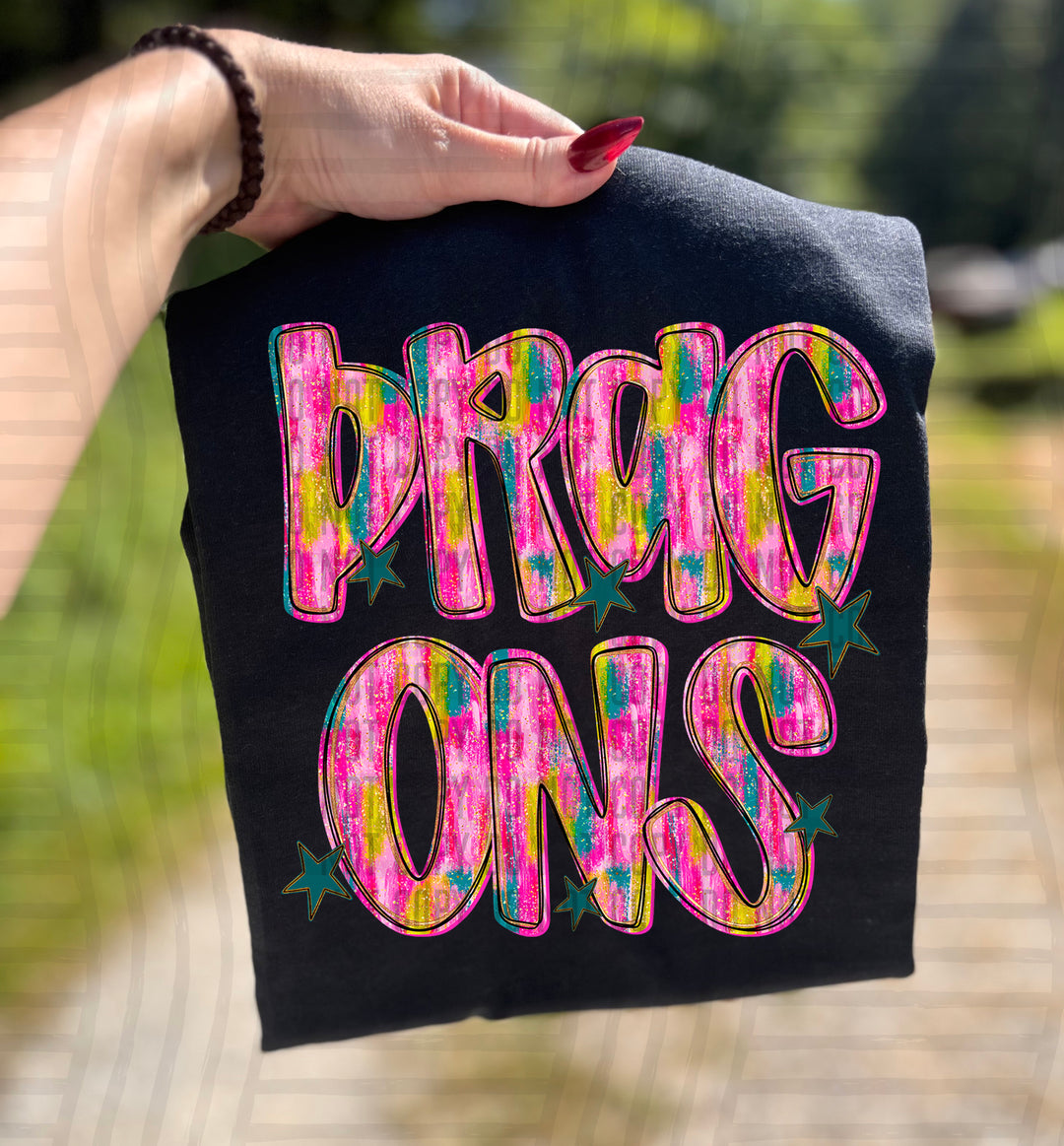 Holiday Brushstroke DTF Print