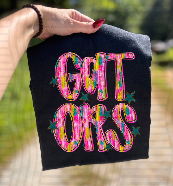 Holiday Brushstroke DTF Print