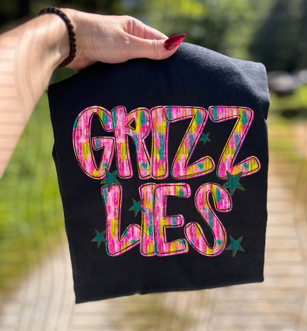 Holiday Brushstroke DTF Print