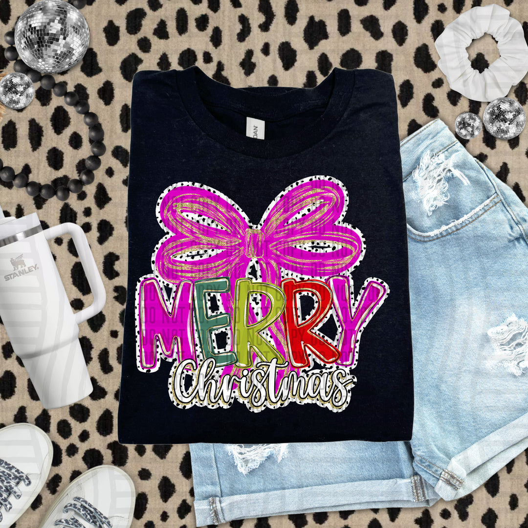 Festive Christmas DTF Print