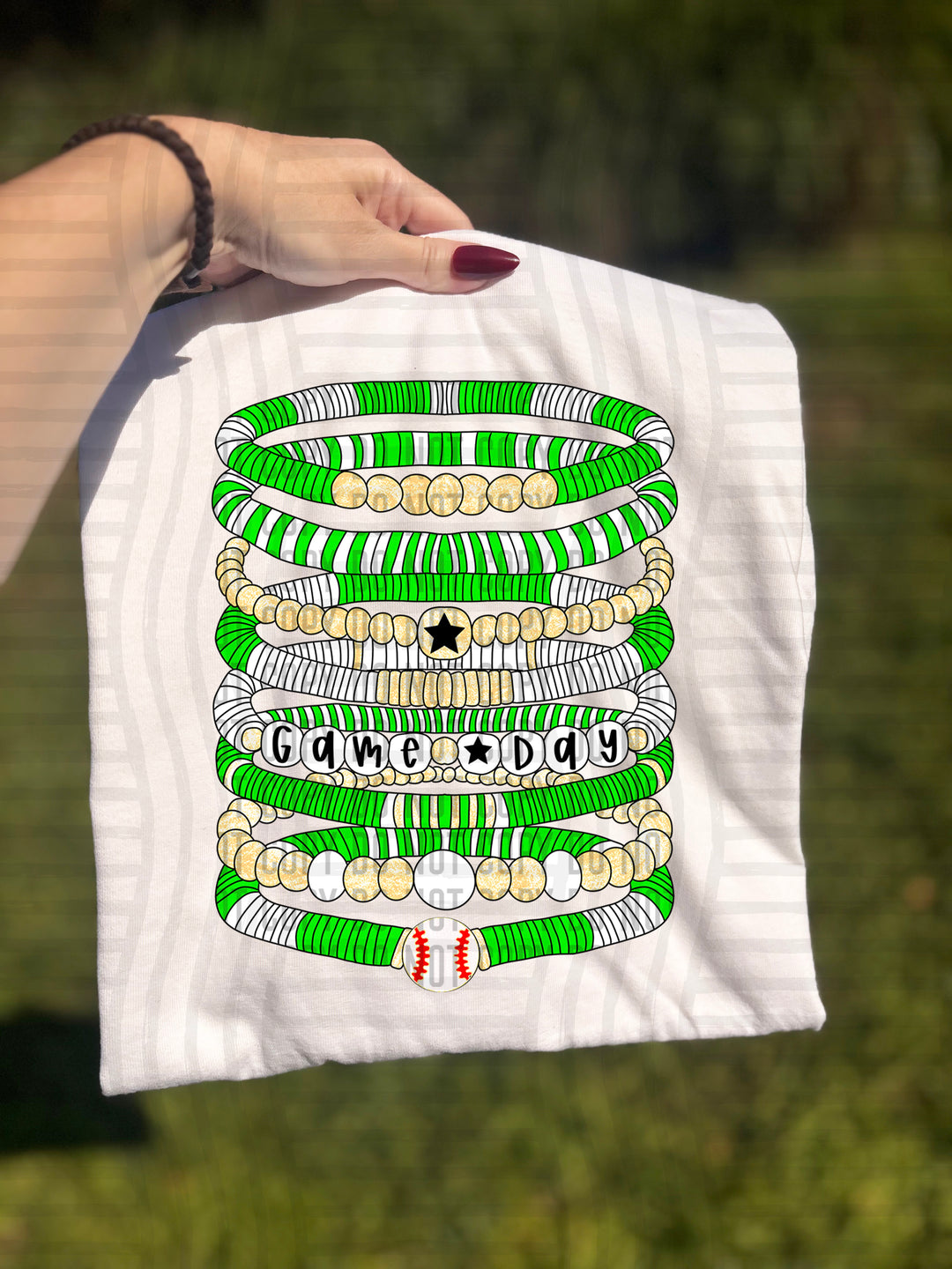 Baseball Bracelets DTF Print