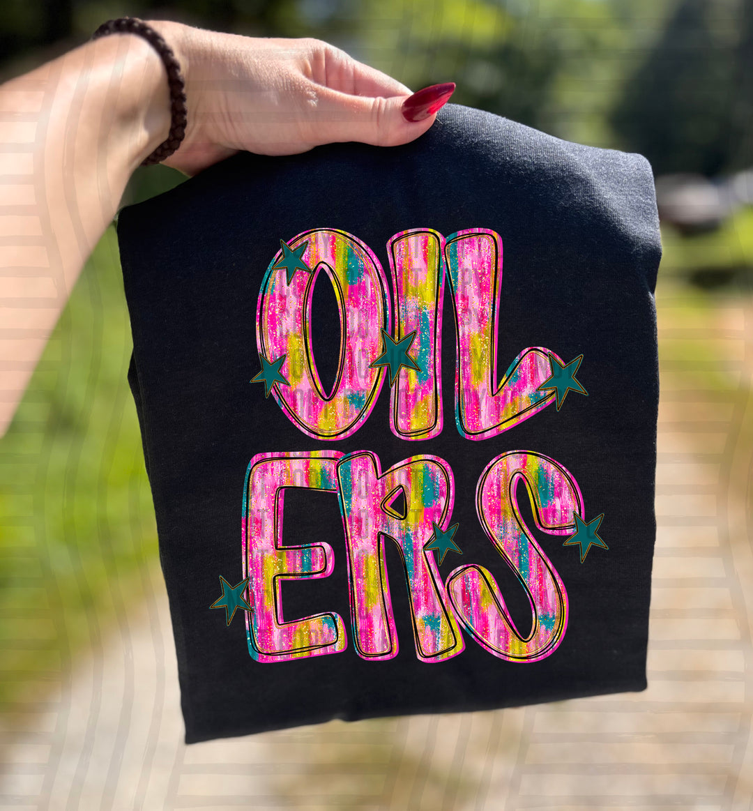 Holiday Brushstroke DTF Print