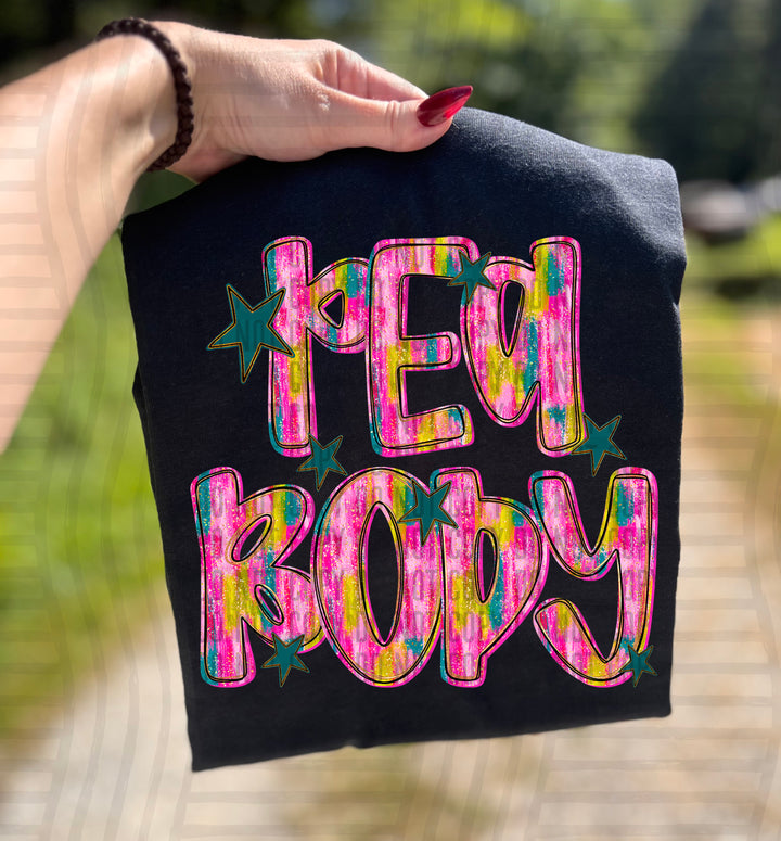 Holiday Brushstroke DTF Print