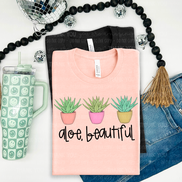 Aloe Beautiful DTF Print