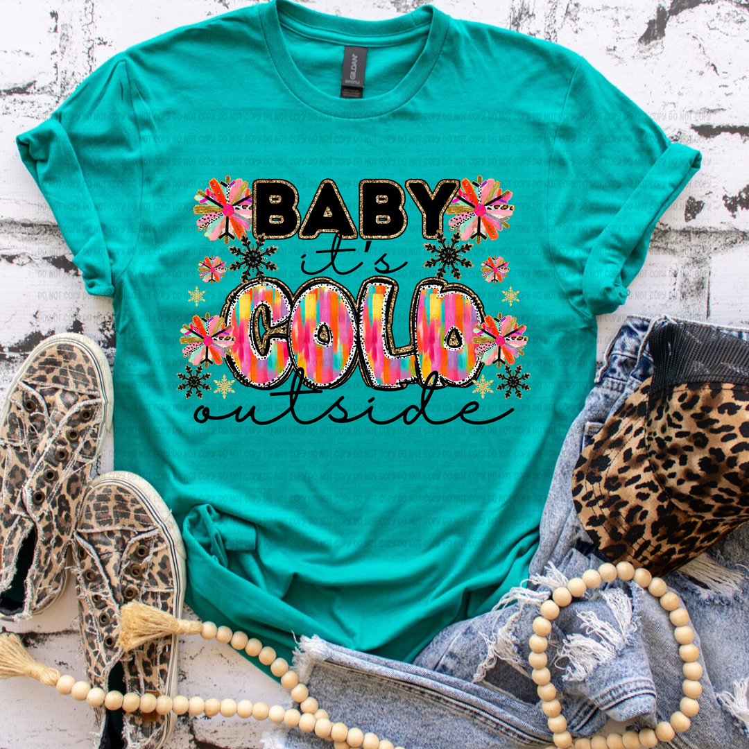 Baby It's Cold Outside DTF Print