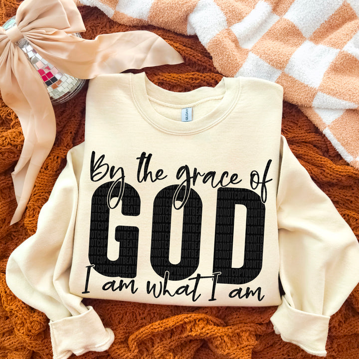 By The Grace Of God DTF Print