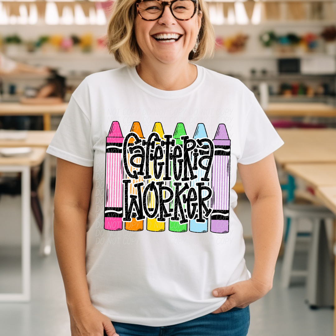 Crayon Back To School DTF Print