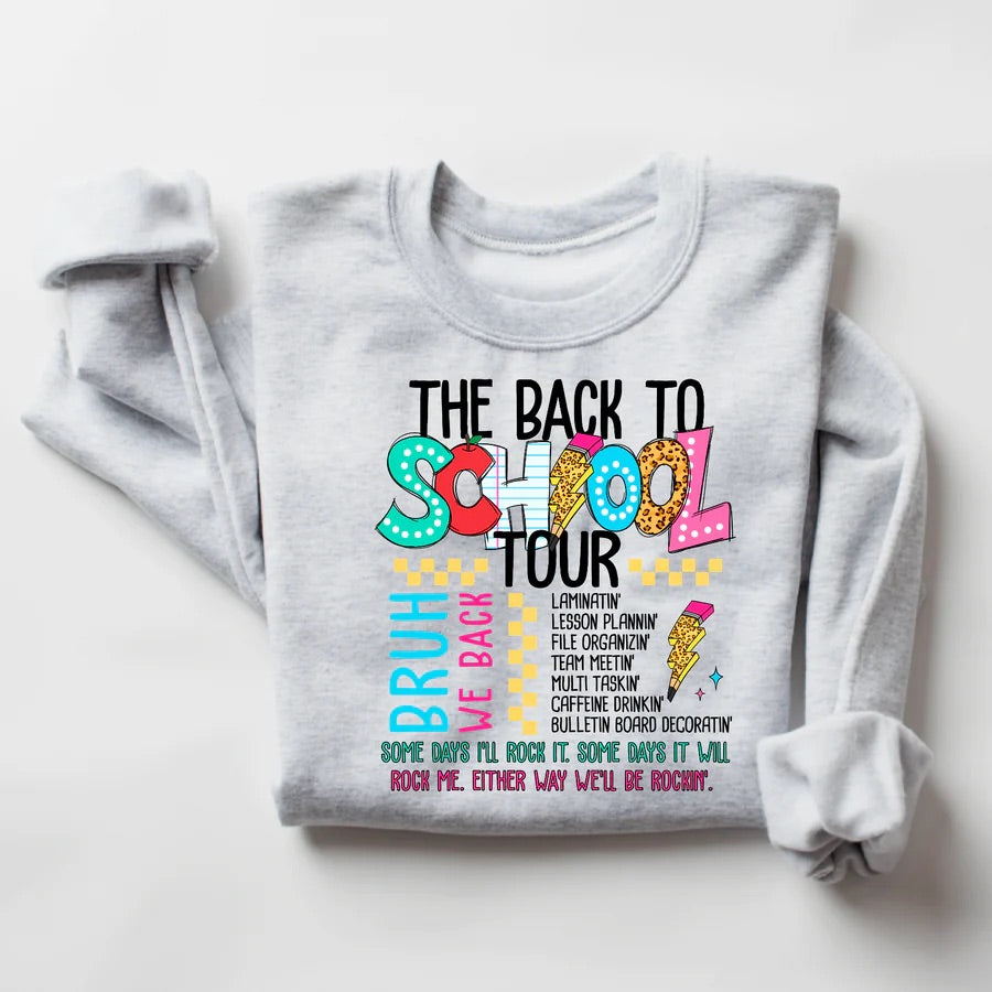 Back To School Tour DTF Print
