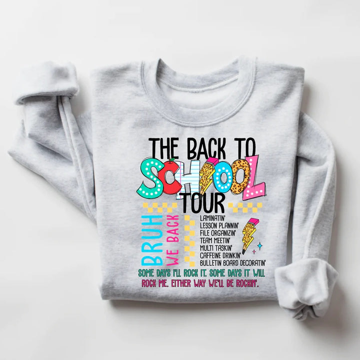 Back To School Tour DTF Print
