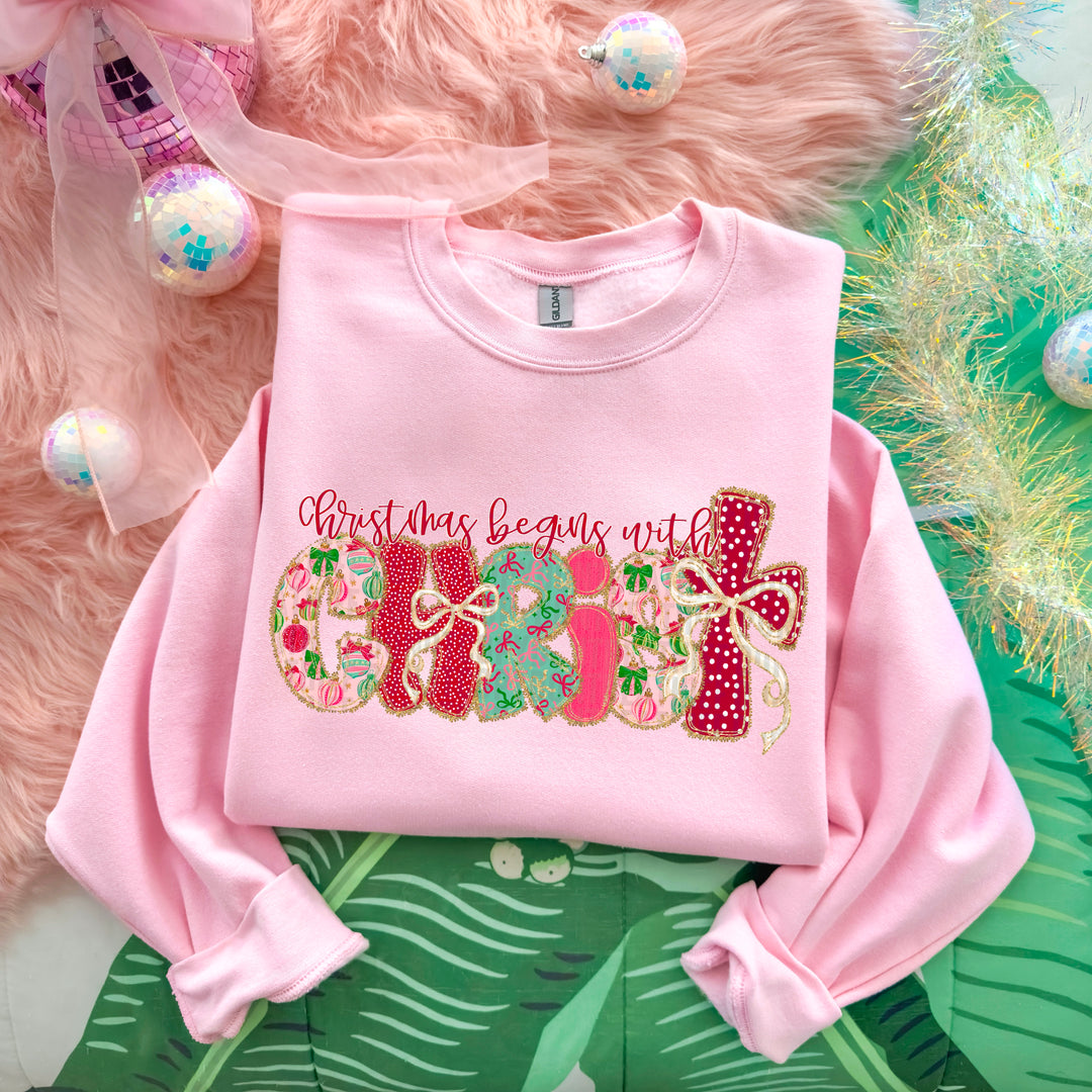 Christmas Bow Lace Collection DTF Print