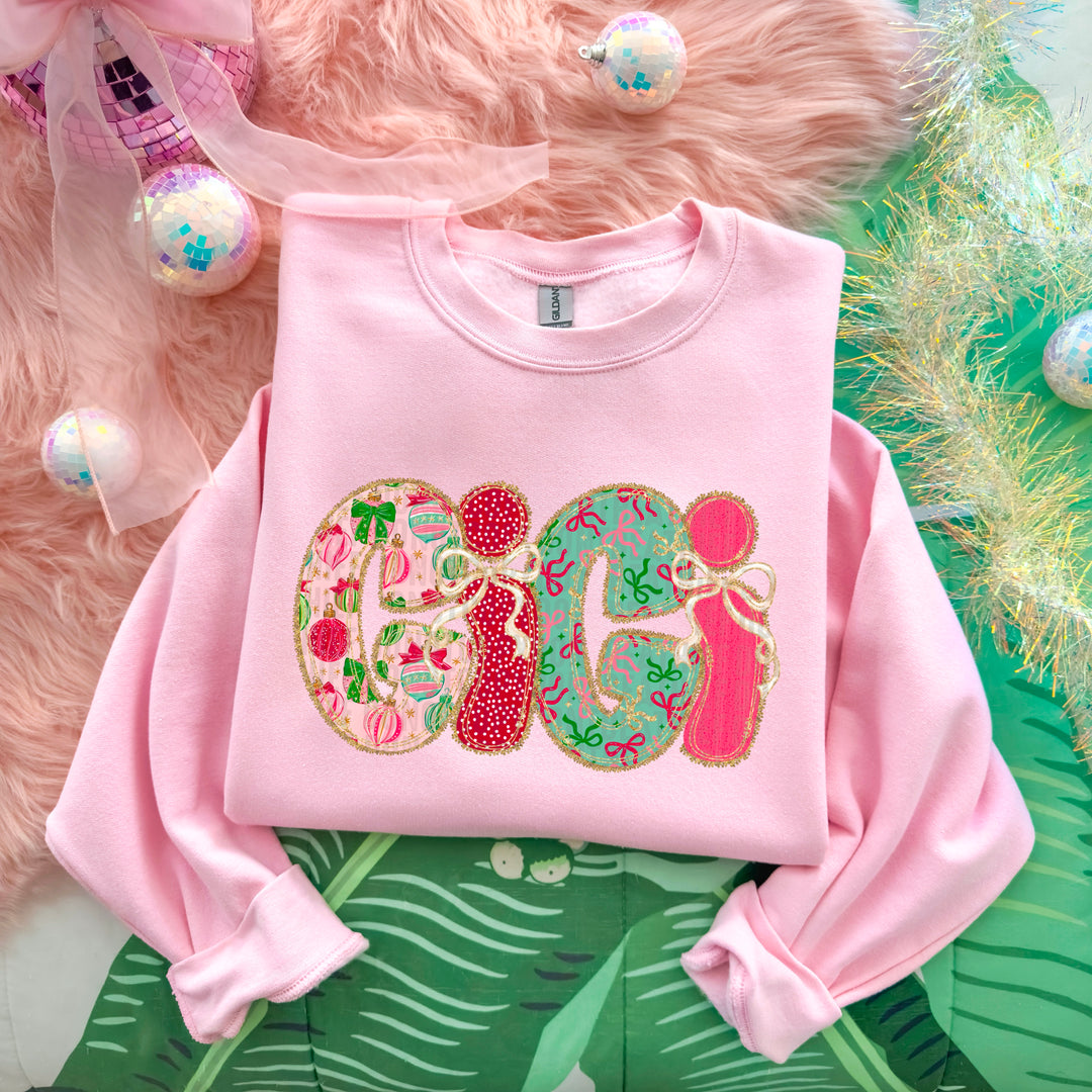 Christmas Bow Lace Collection DTF Print