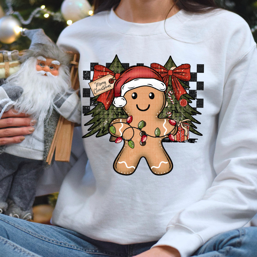Christmas Gingerbread DTF Print