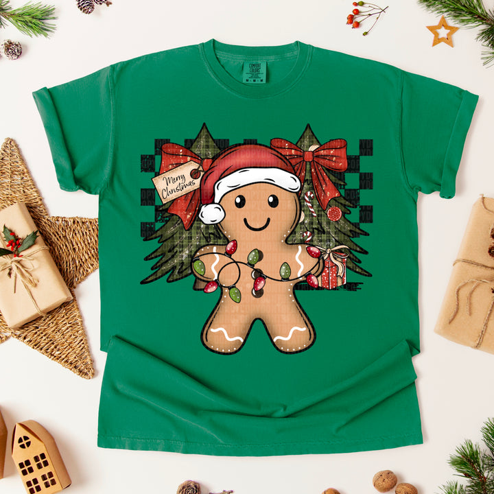 Christmas Gingerbread DTF Print