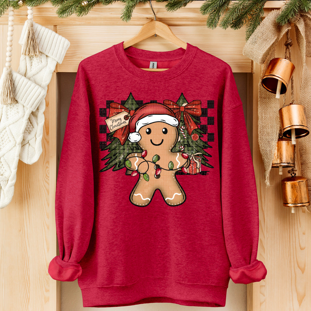 Christmas Gingerbread DTF Print