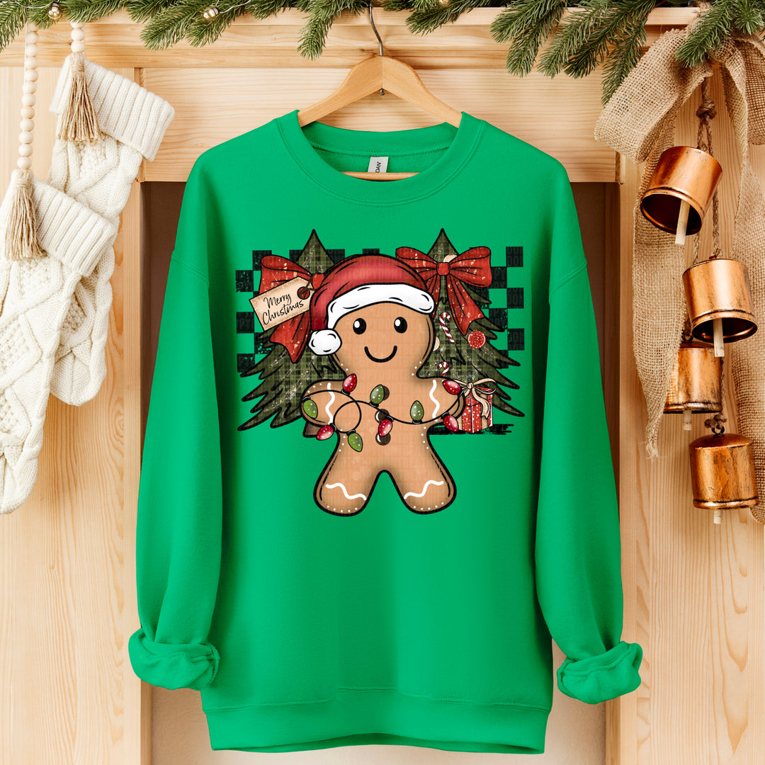 Christmas Gingerbread DTF Print