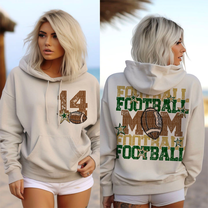 Football Mom Collection BACK DTF Print