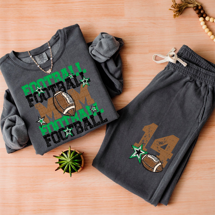 Football Mom Collection BACK DTF Print