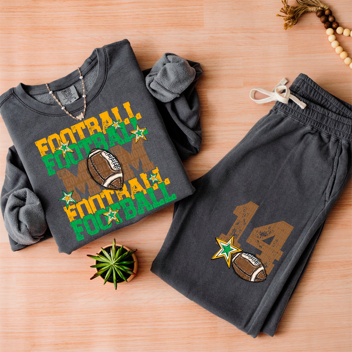 Football Mom Collection BACK DTF Print