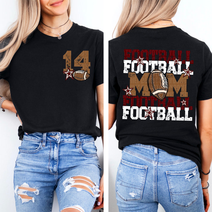 Football Mom Collection BACK DTF Print