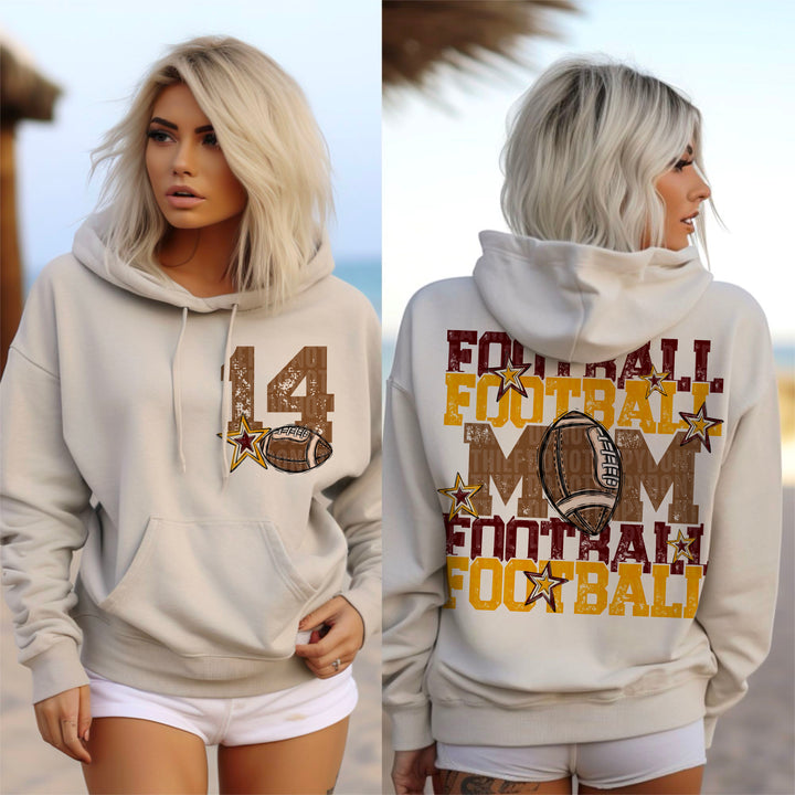 Football Mom Collection BACK DTF Print