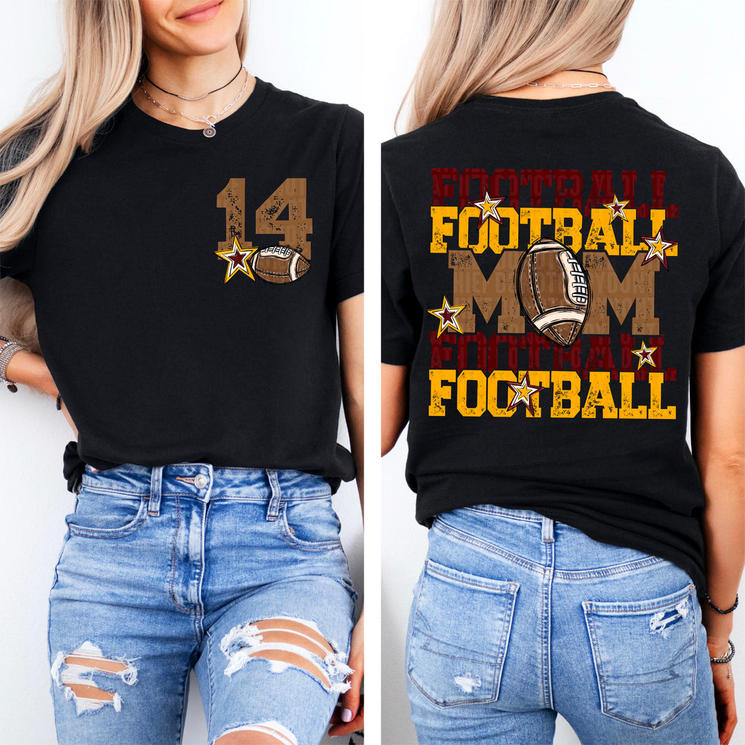 Football Mom Collection BACK DTF Print