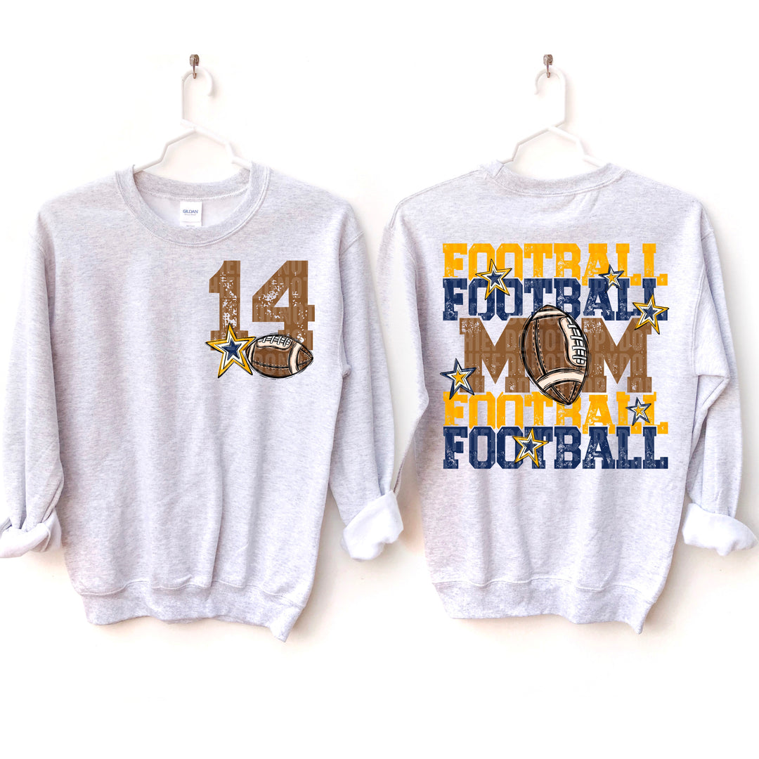 Football Mom Collection BACK DTF Print