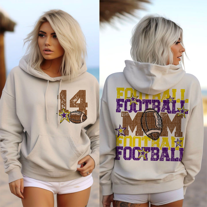 Football Mom Collection BACK DTF Print