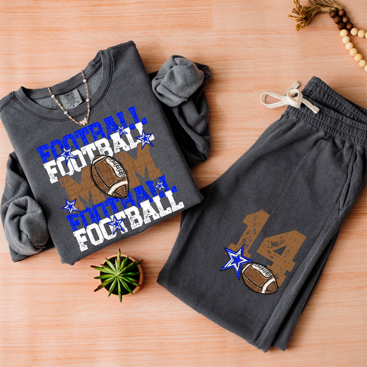 Football Mom Collection BACK DTF Print