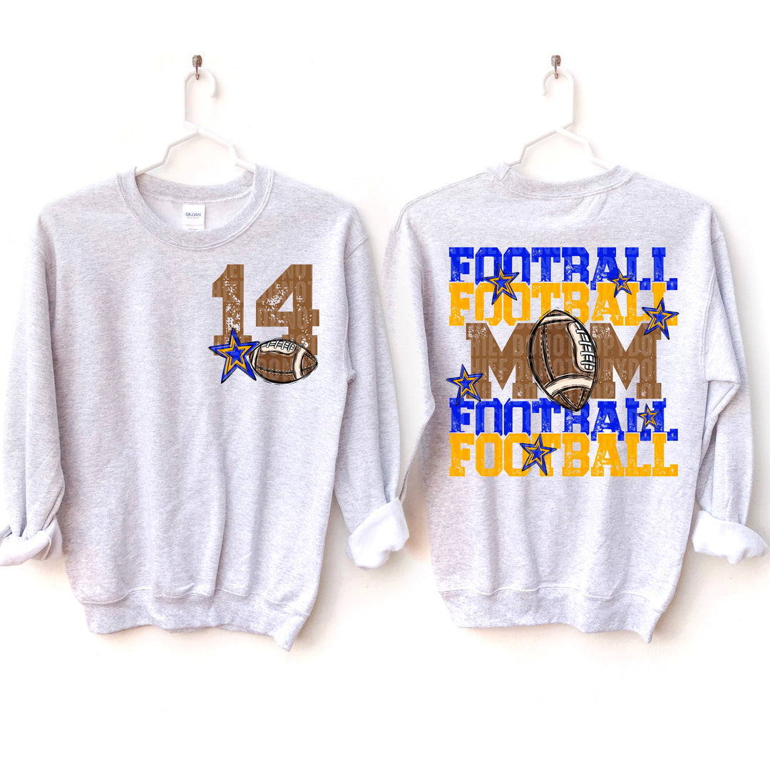 Football Mom Collection BACK DTF Print