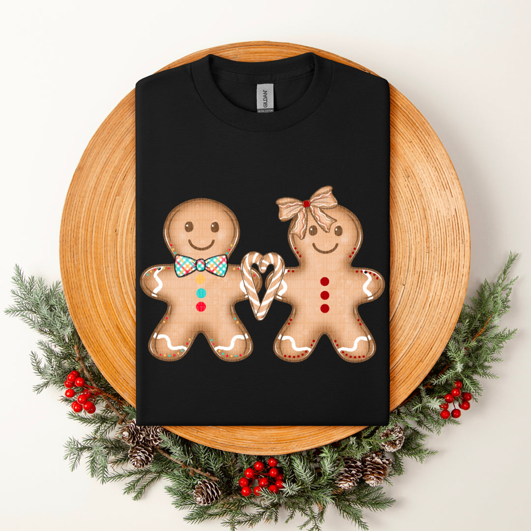 Gingerbread Couple DTF Print
