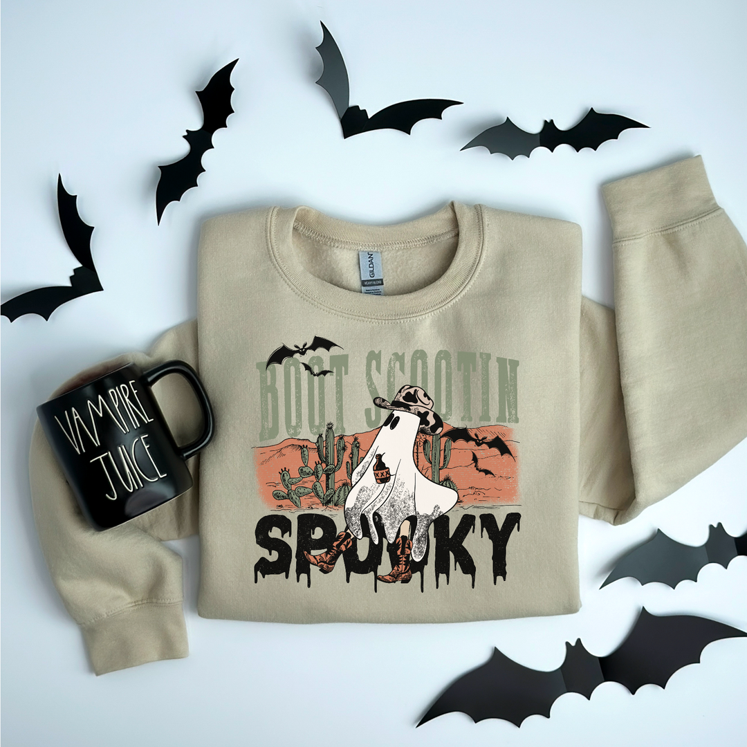 Boot Scooting Spooky Color DTF Print