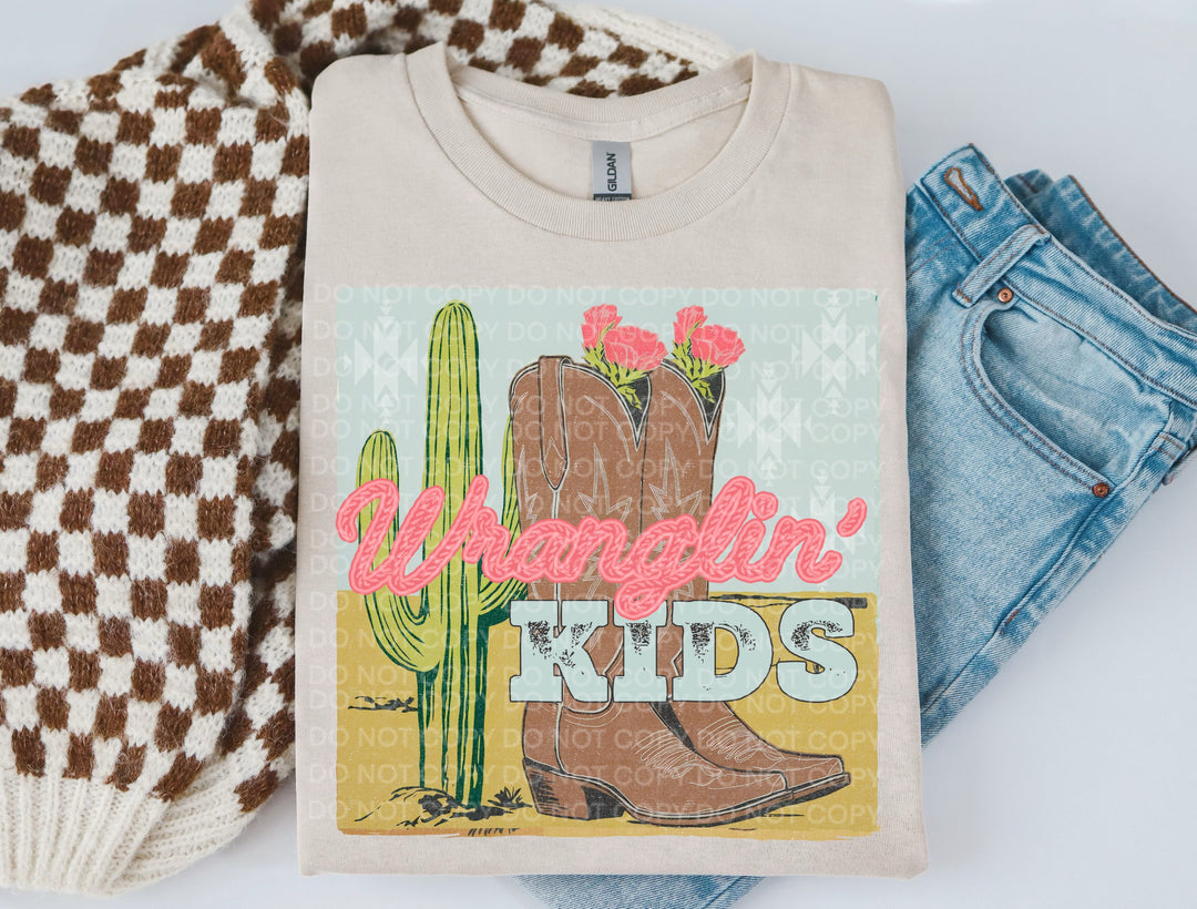 Wranglin Kids DTF Print